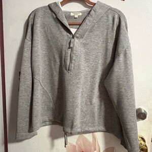 Max Studio Gray Zip-Up Men's Sweater